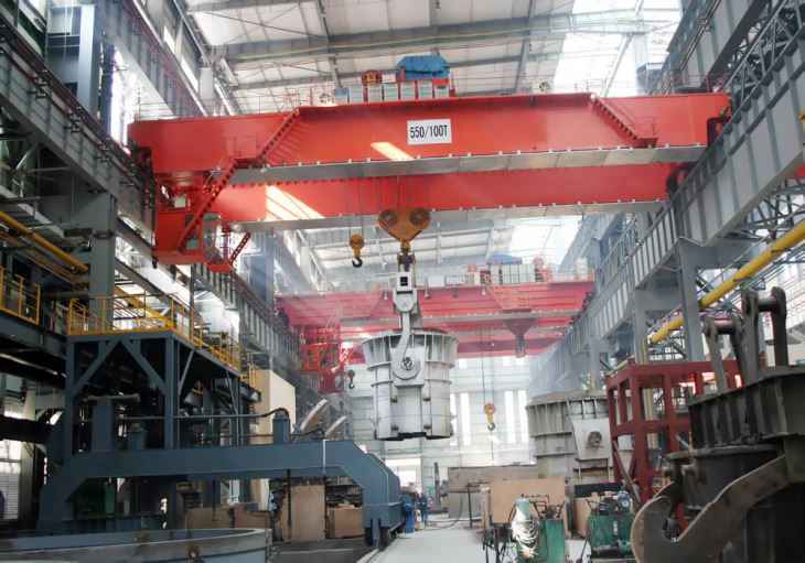 QD perjalanan kren overhed 350 Tan