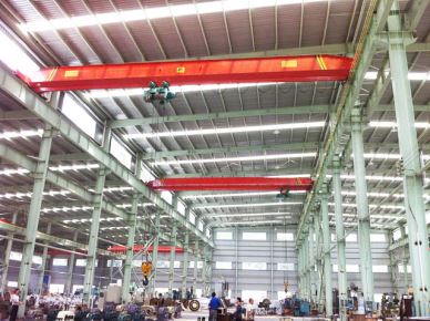 Dalaman Menaikkan 20 Ton 10 Ton Single-Beam Overhead Crane