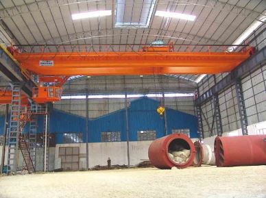 QD loji keluli 150 Tan Bridge Crane